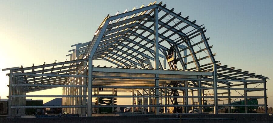 Steel structure design and construction